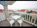 Appartamenti Vese - 100 m from beach: A1(2+2), A2(2+2), A3(5+3), A4(2+2) Sveti Petar - Riviera Biograd  - Appartamento - A4(2+2): la terrazza