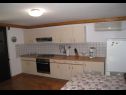 Appartamenti Dvor - 20 m from beach: A1(4+1) Turanj - Riviera Biograd  - Appartamento - A1(4+1): la cucina con la sala da pranzo