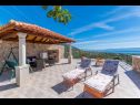 Casa vacanza Mate - with pool: H(4) Bol - Isola di Brac  - Croazia - H(4): la terrazza ortense