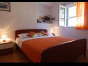 Appartamenti Deni - 70m from beach: A1(4+1) Baia Osibova (Milna) - Isola di Brac  - Croazia - Appartamento - A1(4+1): la camera da letto