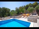 Casa vacanza Tonko - open pool: H(4+1) Postira - Isola di Brac  - Croazia - la piscina