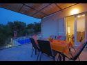 Casa vacanza Tonko - open pool: H(4+1) Postira - Isola di Brac  - Croazia - H(4+1): la terrazza