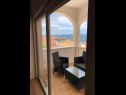Appartamenti Aleks - 80m from the sea: A2(3+2) Postira - Isola di Brac  - Appartamento - A2(3+2): il balcone