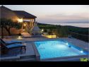 Casa vacanza Ita - with pool and view: H(4+1) Postira - Isola di Brac  - Croazia - la piscina