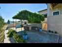 Casa vacanza Ita - with pool and view: H(4+1) Postira - Isola di Brac  - Croazia - il cortile