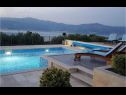 Casa vacanza Ita - with pool and view: H(4+1) Postira - Isola di Brac  - Croazia - lo sguardo sul mare