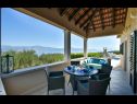 Casa vacanza Ita - with pool and view: H(4+1) Postira - Isola di Brac  - Croazia - H(4+1): la terrazza