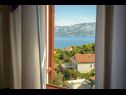 Appartamenti Pavlo - beautiful sea view: A1(4) Postira - Isola di Brac  - Appartamento - A1(4): lo sguardo dalla finestra (casa e dintorni)