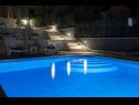 Appartamenti Dragan - with pool and seaview: A2(4), A3(5) Postira - Isola di Brac  - la piscina