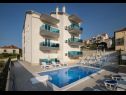 Appartamenti Ivan - with heated pool and seaview: A1(4), B1(4) Postira - Isola di Brac  - la piscina (casa e dintorni)