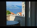 Appartamenti Feng - comfy and sea view : A1(4) Postira - Isola di Brac  - Appartamento - A1(4): lo sguardo dal balcone