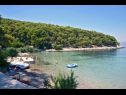 Appartamenti Elena - sea view: A1(4+2) Postira - Isola di Brac  - la spiaggia