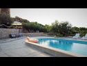Casa vacanza Nave - private pool: H(4+1) Postira - Isola di Brac  - Croazia - la piscina