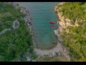 Casa vacanza Irena - secluded paradise; H(4+1) Baia Prapatna (Pucisca) - Isola di Brac  - Croazia - la spiaggia