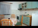 Appartamenti DeMar - 70m from sea: A1-crveni(4), A2-zeleni(3), A3-plavi(3) Splitska - Isola di Brac  - Appartamento - A2-zeleni(3): la cucina con la sala da pranzo