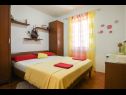 Appartamenti Maja - 50 m from beach: A1(4) Splitska - Isola di Brac  - Appartamento - A1(4): la camera da letto