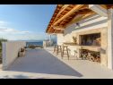 Casa vacanza Margita - luxury with private pool: H(6) Splitska - Isola di Brac  - Croazia - komin