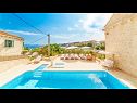 Casa vacanza Srdjan - with pool: H(10) Sumartin - Isola di Brac  - Croazia - lo sguardo