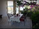 Appartamenti Mari - 30 m from sea : A1(6) Sumartin - Isola di Brac  - la terrazza