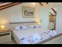 Casa vacanza Mario - with pool & sea view: H(4+2) Supetar - Isola di Brac  - Croazia - H(4+2): la camera da letto
