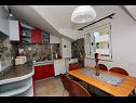 Appartamenti Aldica - 300 m from sea: A1(6) Supetar - Isola di Brac  - Appartamento - A1(6): la cucina con la sala da pranzo