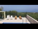 Casa vacanza Mario - with pool & sea view: H(4+2) Supetar - Isola di Brac  - Croazia - la piscina