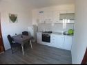 Appartamenti Silvana - economy apartments : A1(4), A3(2+1), A2(2) Supetar - Isola di Brac  - Appartamento - A2(2): la cucina con la sala da pranzo