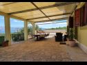 Casa vacanza Mario - with pool & sea view: H(4+2) Supetar - Isola di Brac  - Croazia - la terrazza