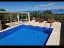 Casa vacanza Mario - with pool & sea view: H(4+2) Supetar - Isola di Brac  - Croazia - piscina all’aperto (casa e dintorni)