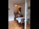 Appartamenti Bor - cosy & afordable: A1(3) Supetar - Isola di Brac  - Appartamento - A1(3): la cucina con la sala da pranzo