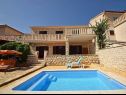 Appartamenti Mari - with pool: A1(7) Supetar - Isola di Brac  - la casa