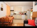 Appartamenti Vrilo- 30m from the sea A1(4+2) Supetar - Isola di Brac  - Appartamento - A1(4+2): la cucina con la sala da pranzo
