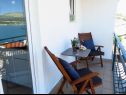 Appartamenti Anda - sea view: B1(4), B2(4), C(4+1) Mastrinka - Isola di Ciovo  - Appartamento - B2(4): la terrazza