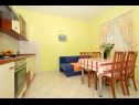 Appartamenti Sima - 100m from beach: A1(4+1), A2(2+2), A3(4+2), A4 (2+2) Mastrinka - Isola di Ciovo  - Appartamento - A3(4+2): la cucina con la sala da pranzo