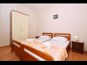 Appartamenti Sima - 100m from beach: A1(4+1), A2(2+2), A3(4+2), A4 (2+2) Mastrinka - Isola di Ciovo  - Appartamento - A4 (2+2): la camera da letto