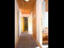 Appartamenti Doktor - sea view; A2(9) Mastrinka - Isola di Ciovo  - Appartamento - A2(9): il corridoio