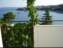 Appartamenti Dane - 30m from the sea: A1(4+1), A2(4+1), A3(3+2), A4(2+3) Okrug Gornji - Isola di Ciovo  - Appartamento - A2(4+1): lo sguardo dalla terrazza