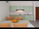 Appartamenti Filip - with parking : A1-2A(2+3), SA2-2B(2+1), A3-3A(2+3), SA4-3B(2+1) Okrug Gornji - Isola di Ciovo  - Studio appartamento - SA4-3B(2+1): la cucina con la sala da pranzo