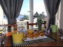Appartamenti Aurelius - relaxing with gorgeous view A1 Luce (4+2), A2 Marin(2+2), A3 Maja(4+2), A4 Duje(2+2) Okrug Gornji - Isola di Ciovo  - Appartamento - A1 Luce (4+2): la sala da pranzo