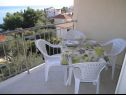 Appartamenti Aurelius - relaxing with gorgeous view A1 Luce (4+2), A2 Marin(2+2), A3 Maja(4+2), A4 Duje(2+2) Okrug Gornji - Isola di Ciovo  - Appartamento - A4 Duje(2+2): la terrazza