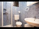 Appartamenti Miro - 300 m from sea: A1 Plavi(2+2), A2 Crveni(2+2), A3 Zeleni(2+2) Jadranovo - Riviera Crikvenica  - Appartamento - A1 Plavi(2+2): il bagno con la toilette