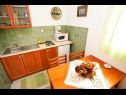 Appartamenti Miro - 300 m from sea: A1 Plavi(2+2), A2 Crveni(2+2), A3 Zeleni(2+2) Jadranovo - Riviera Crikvenica  - Appartamento - A3 Zeleni(2+2): la cucina con la sala da pranzo
