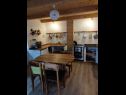 Appartamenti Mimi - countryside cottage: A1(2) Plaski - Croazia continentale - Appartamento - A1(2): la cucina con la sala da pranzo