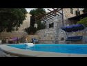Casa vacanza Marija - with pool: H(10) Duboka - Riviera Dubrovnik  - Croazia - il balcone (casa e dintorni)