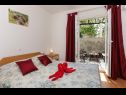 Appartamenti Mira - comfy with garden : A1 Žuti (2+2), A2 Crveni (2+2) Dubrovnik - Riviera Dubrovnik  - Appartamento - A2 Crveni (2+2): la camera da letto