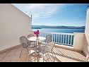 Appartamenti Sea front - free parking A1(2+2), A2(2+2), A3(4+1), A4(2), A5(2) Klek - Riviera Dubrovnik  - Appartamento - A2(2+2): la terrazza