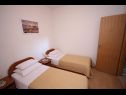 Appartamenti e camere Nikola 1 - free parking: SA1(2+2), A5(3+1), A6(4+1), A8(4+1), R4(2), R7(2) Mlini - Riviera Dubrovnik  - Appartamento - A6(4+1): la camera da letto