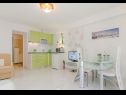 Appartamenti Ivka - in center SA1(3) Opuzen - Riviera Dubrovnik  - Studio appartamento - SA1(3): la cucina con la sala da pranzo