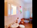 Appartamenti Josef - seaview A2(3+2) crveni, A3(3+2) plavi Veli Rat - Isola di Dugi otok  - Appartamento - A2(3+2) crveni: il bagno con la toilette