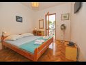 Appartamenti Josip - 100 m from beach: A1(2+2), A2(2+2), A3(4+2), A4(4), A5(2+2), A6(4+2) Ivan Dolac - Isola di Hvar  - Appartamento - A4(4): la camera da letto